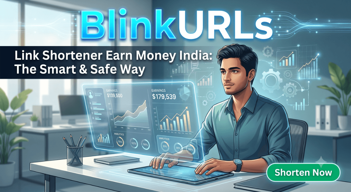 Link Shortener Earn Money India: The Smart & Safe Way